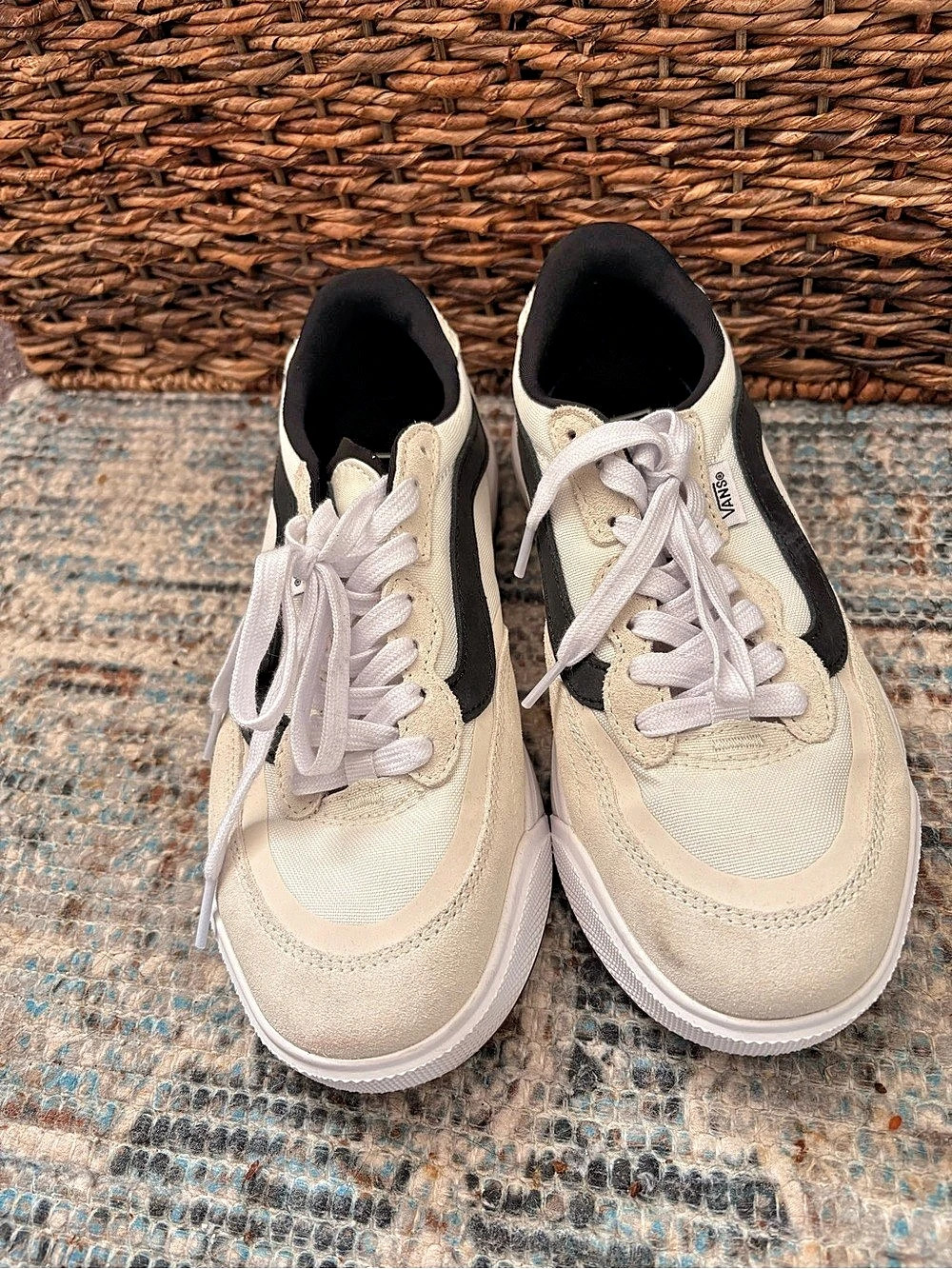 Vans Old Skool Sneakers Cream & Black US 7.5